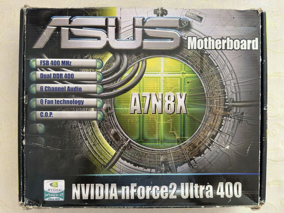 Płyta główna ASUS A7N8X-EAY0Z i procesor Athlon XP 2600+, box, okazja!