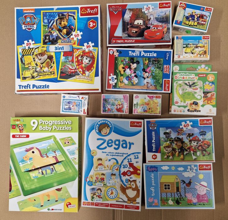 Puzzle kilka zestawów