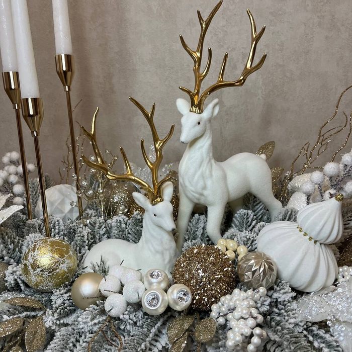 Новорічний декор Новорічна композиція Різдвяний підсвічник