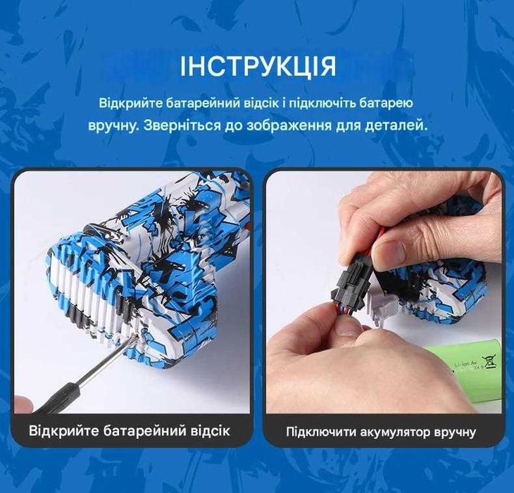 Дитячий орбізний автомат M416 MINI стріляє водними кулями + 1500 орбіз