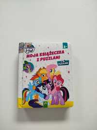 My Little Pony książeczka z historyjka i puzzlami,układanka