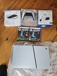 PS5 SLIM + Dodatki + Gra Gwarancja