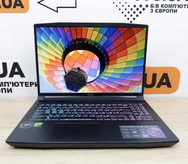 Новий 16" MSI Crosshair/1920х1200 144Гц/i7-13620H,32, 1TB,RTX 4070 8GB