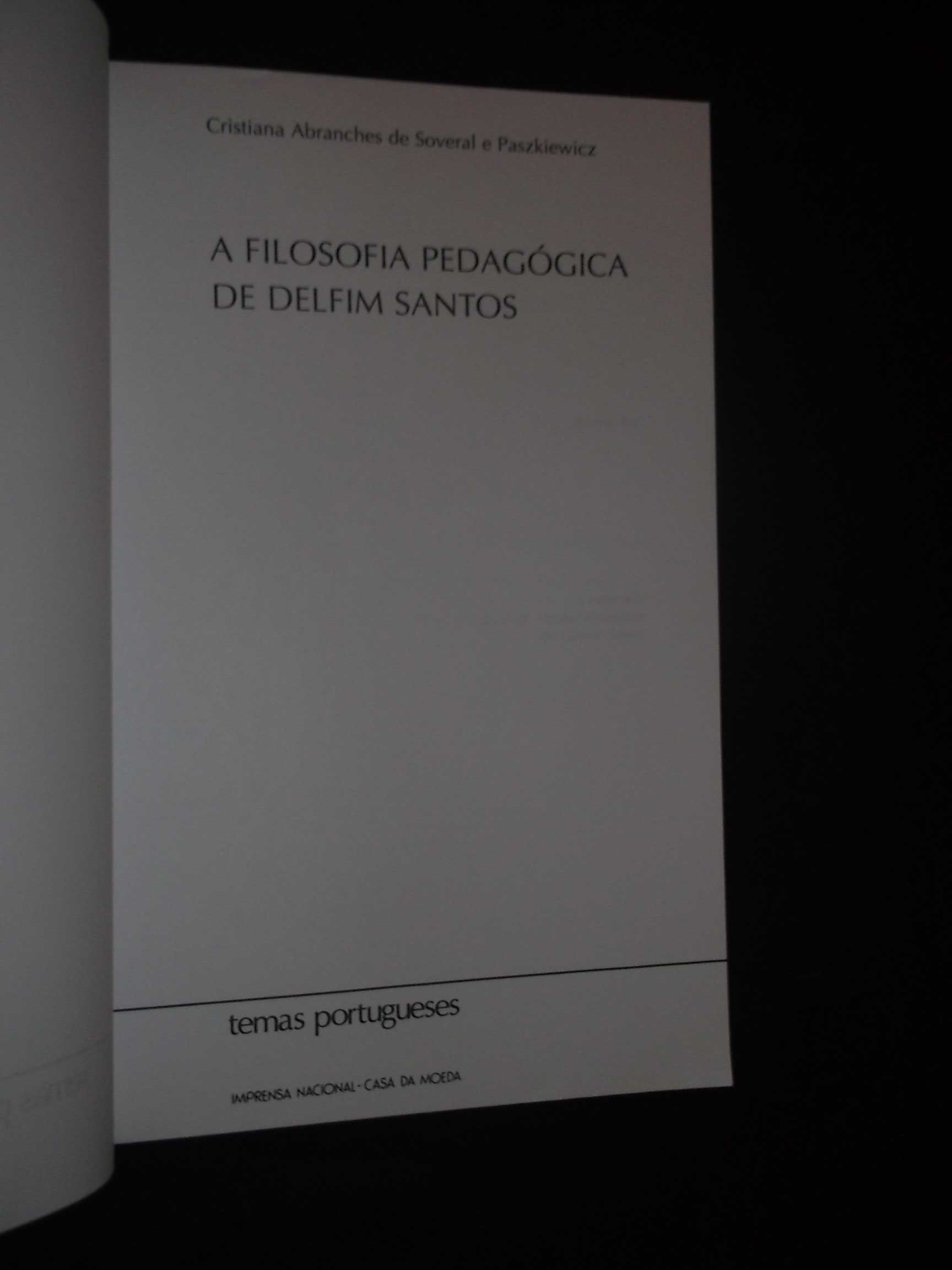 Paszkiewicz (Cristiana;A Filosofia Pedagógica de Delfim Santos