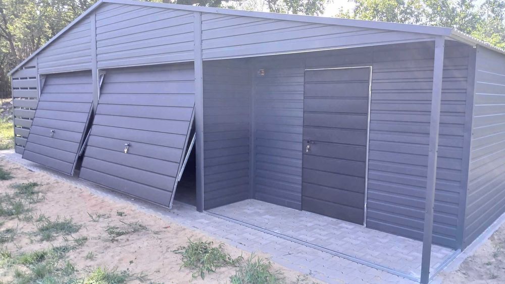 Garaż blaszany 12x6 Ostrołeka