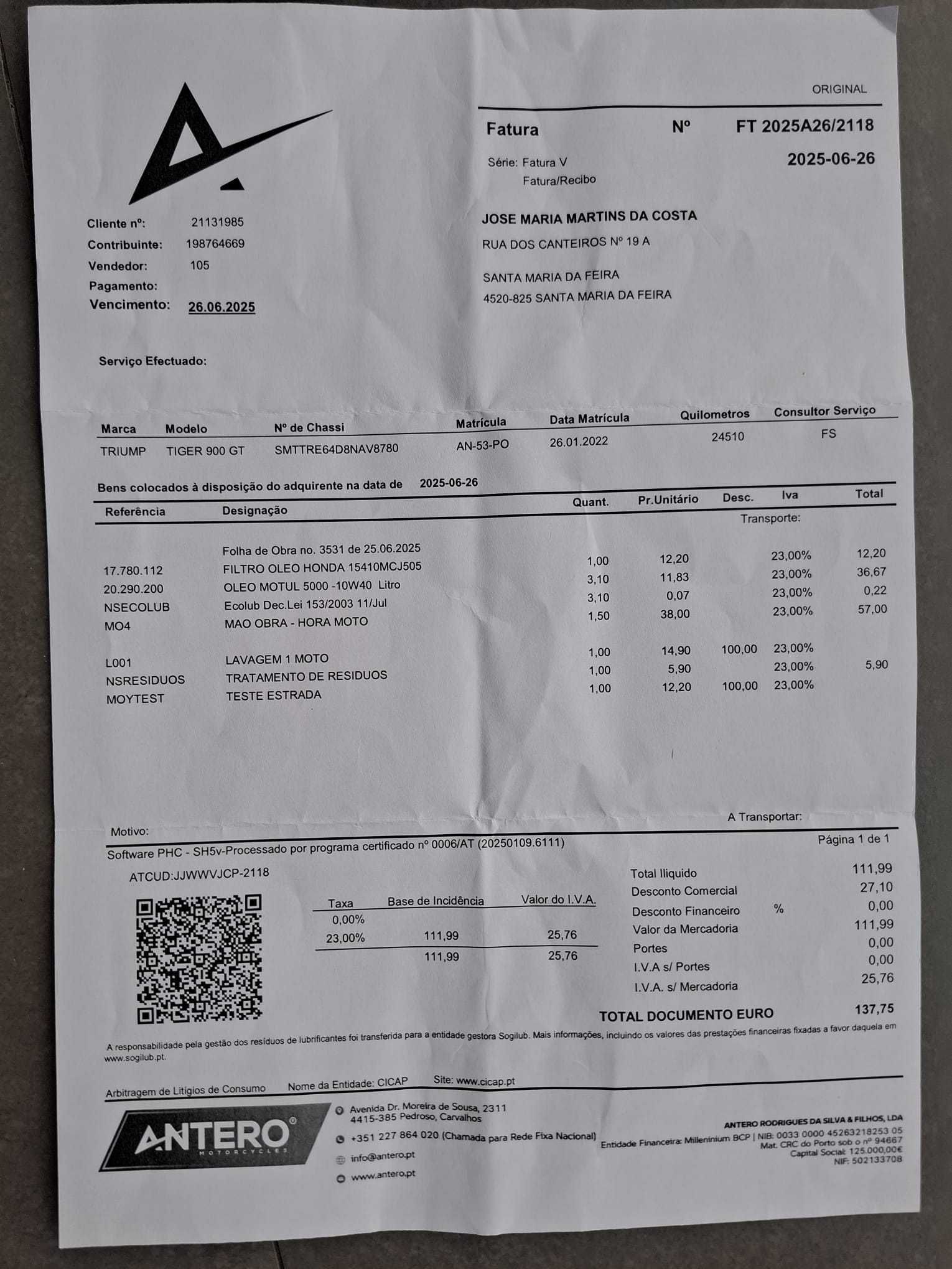 Moto Triumph Tiger 900 GT Como Nova Muitos Extras