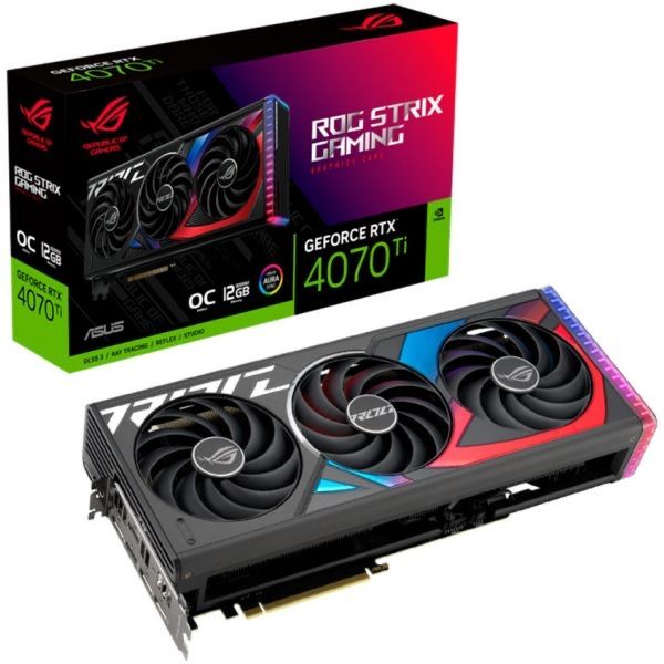 Placa gráfica Asus rog RTX 4070 ti 12gb Oc