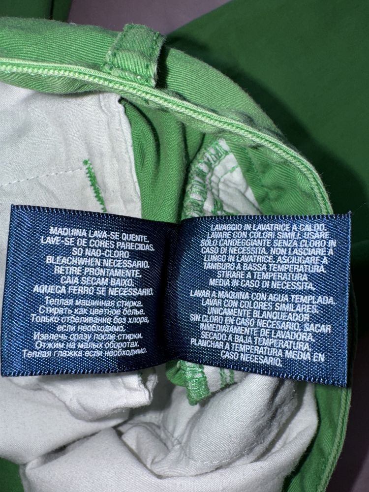 Zielone spodnie bawełniane Polo Ralph Lauren