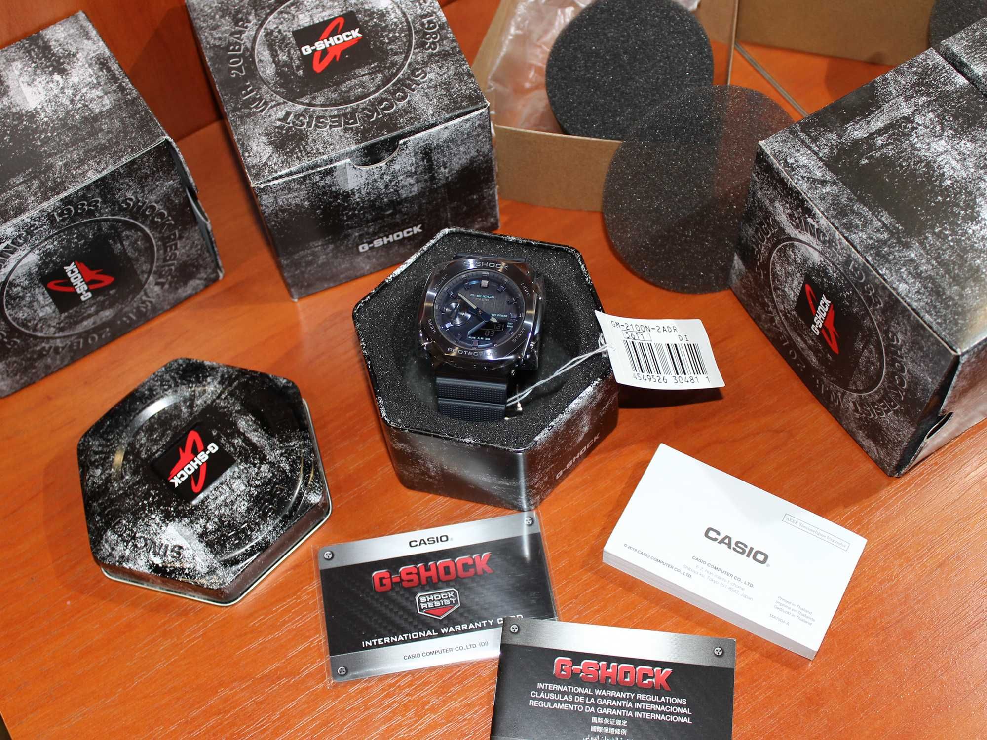 Casio G-Shock GM-2100N-2ADR 2A годинник оригінал металевий новий