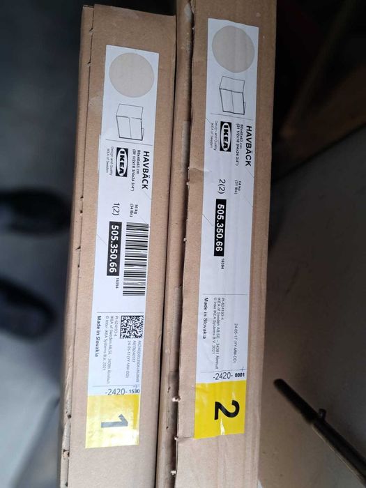 HAVBÄCK szafka pod uwywalkę
Szafka umywalkowa z szufladami, biała