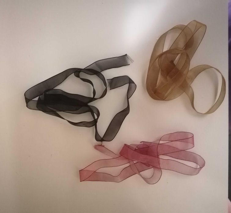 Fitas de organza
