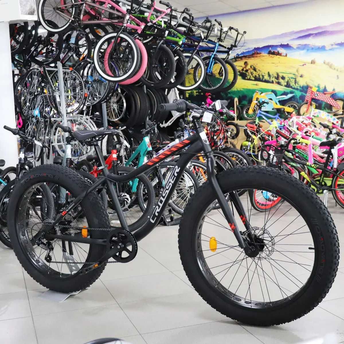 Фетбайк Fatbike Crosser 16.5 рама 26 колеса велосипед SHIMANO