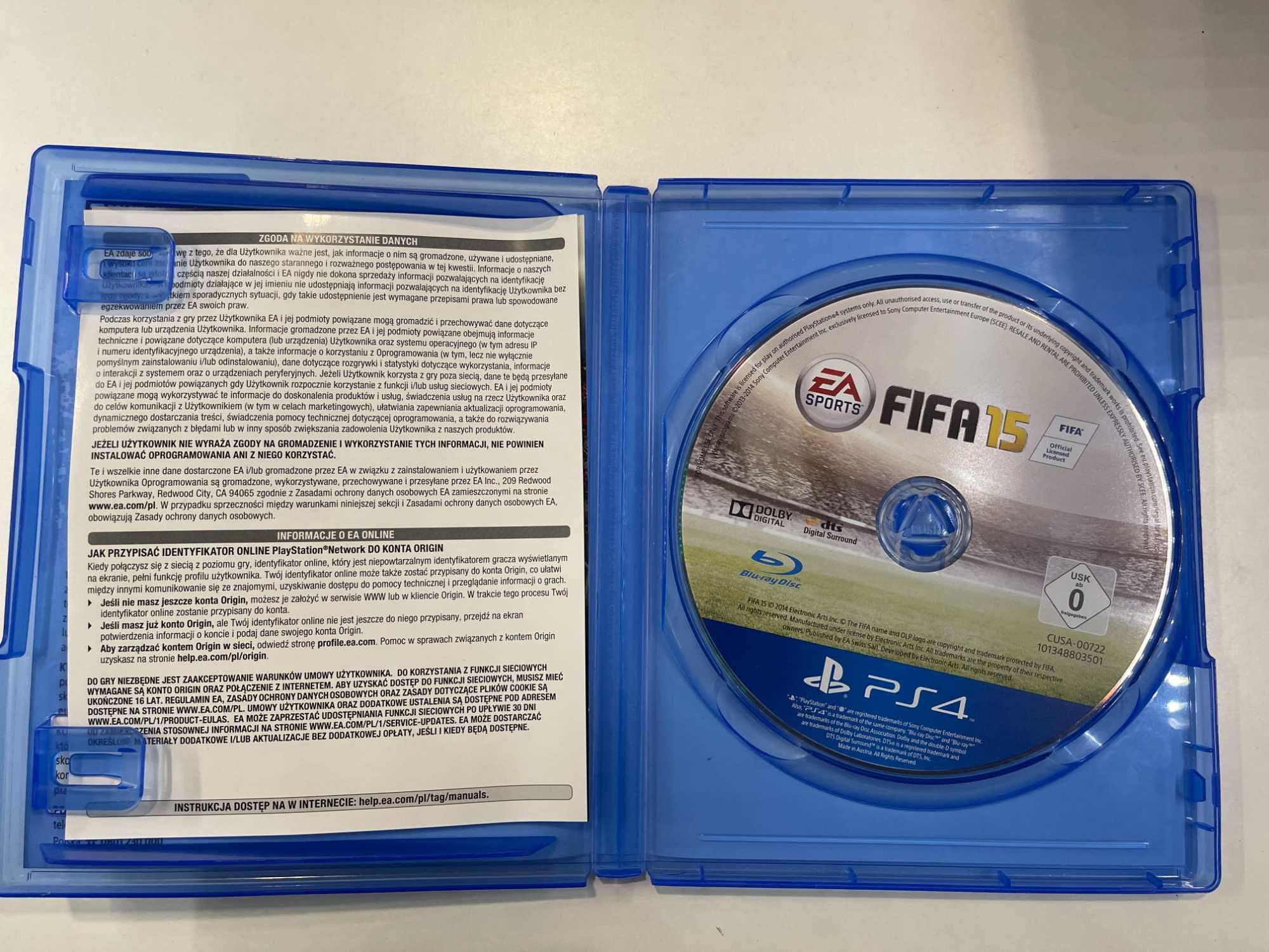 Gra Fifa 15 PS4 Playstation 4