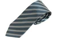 KR2 (w3) FREDERIC Jedwabny Luksusowy Krawat jedwab