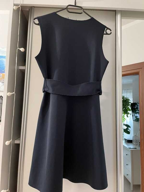 Sukienka Zara rozmiar M, ciemny granat, strój galowy