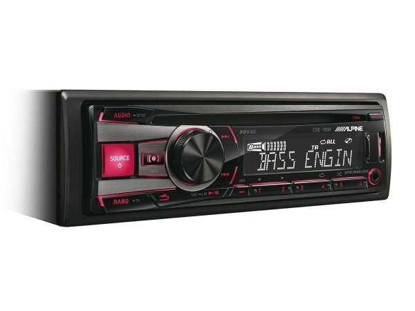 Radio Alpine CDE-190R USB CD
