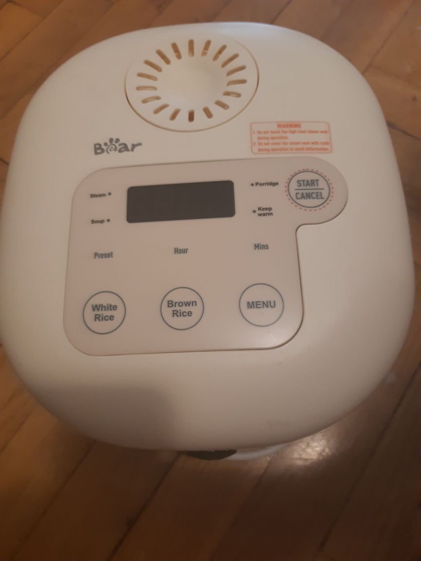 Bear Slow Cooker, do gotowania ryżu i innych.