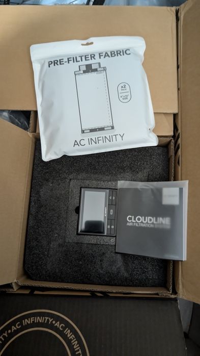 Комплект для фільтрації повітря AC Infinity, для гідропоніки.