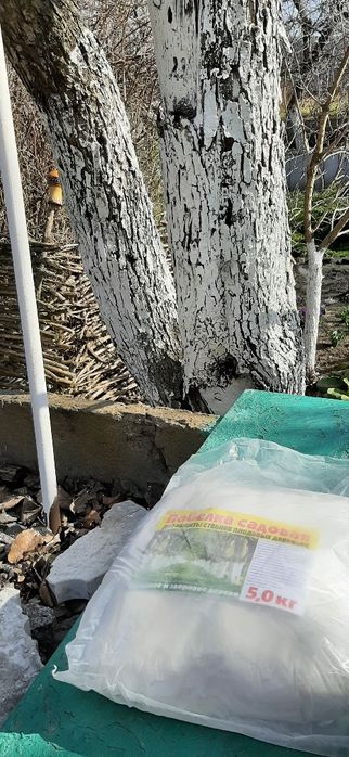 Побелка для деревьев 5кг на 10л