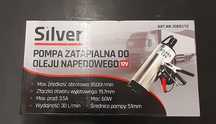Pompa zatapialna 12V SILVER do oleju, wody, płynu