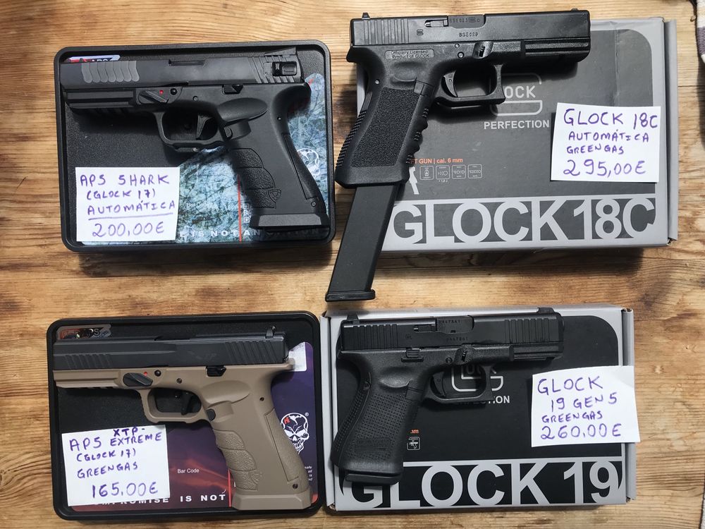 Pistola Airsoft Eléctrica AEP MOSFET P226-NOVA-Garantia OUTRAS