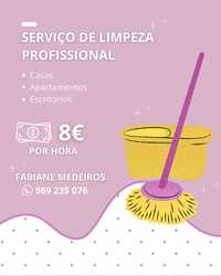 Limpeza geral em casas