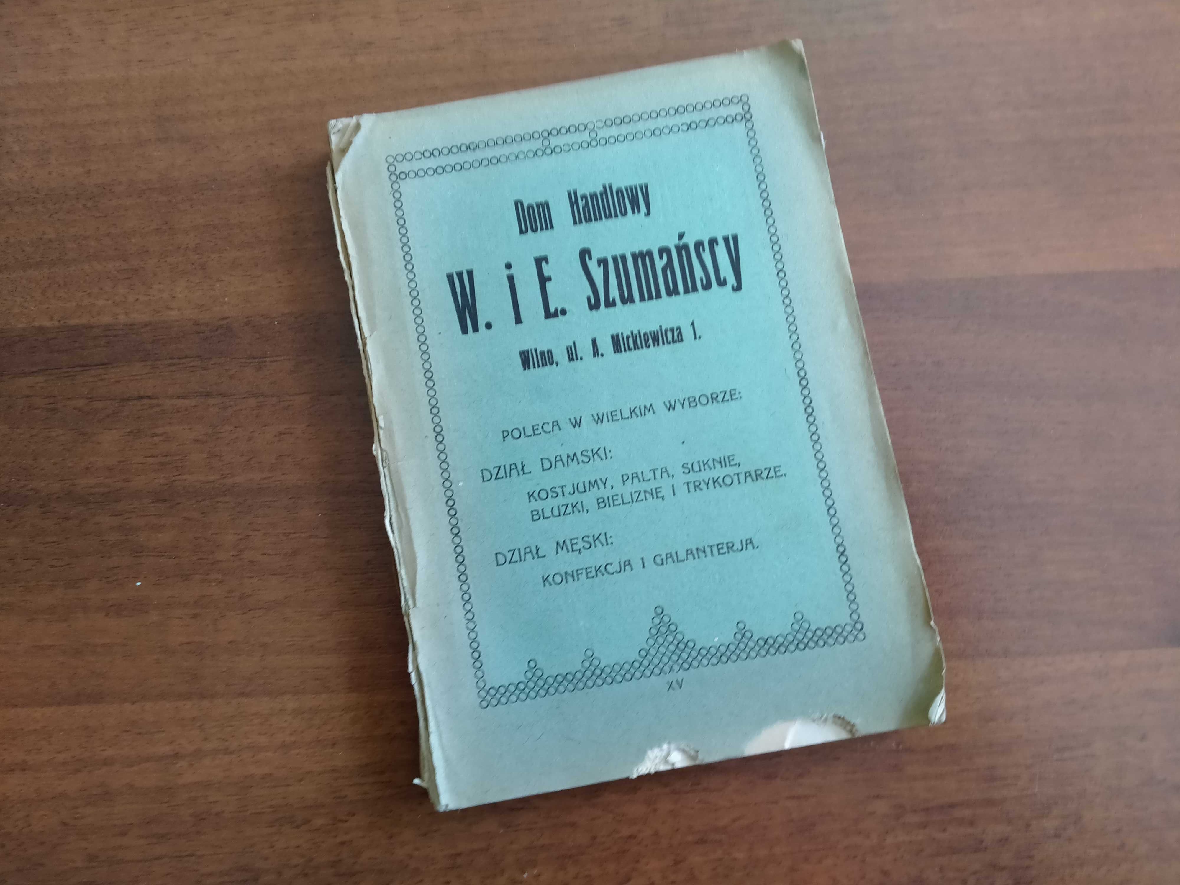Wilno. Przewodnik krajoznawczy, Juliusz Kłos, Wilno 1923