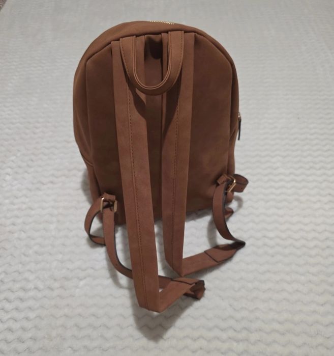 Mochila camurça castanha vilanova