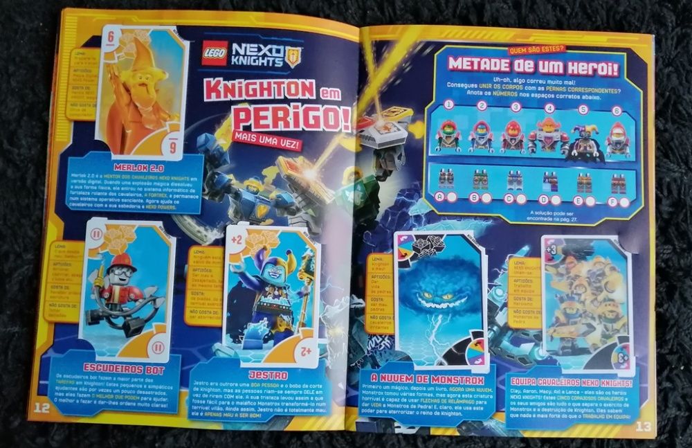 Caderneta LEGO Toys R Us COMPLETA com as 50 cartas