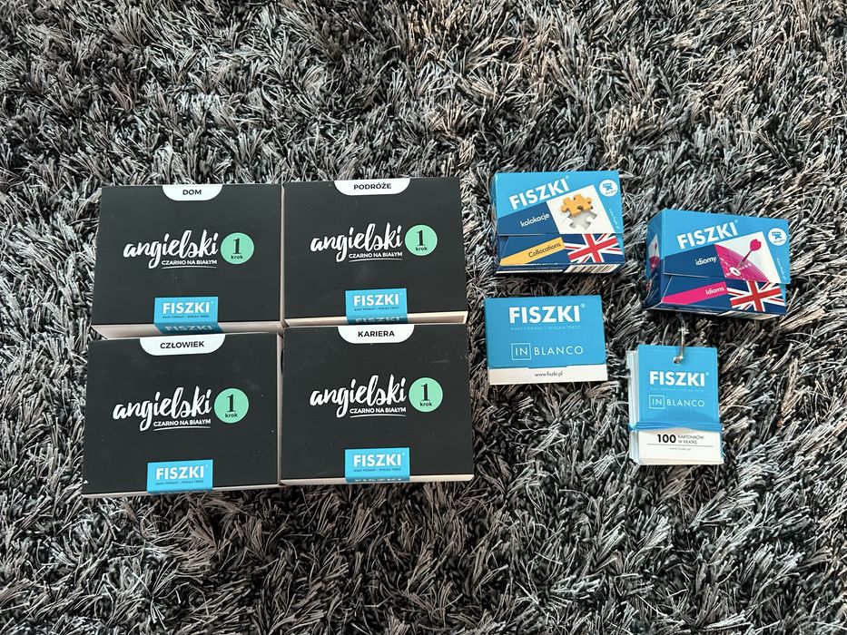 Fiszki angielski pozim 1