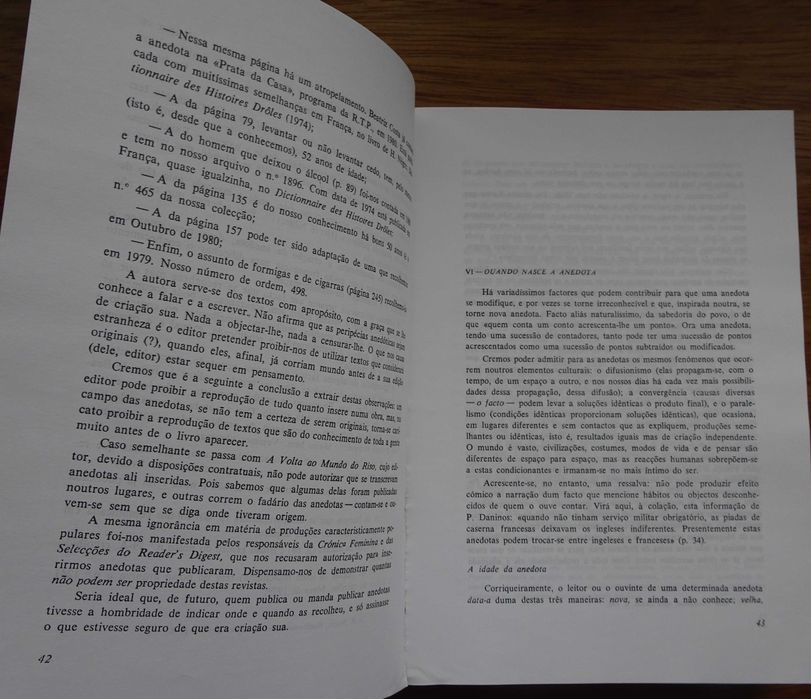 Anedotas Contribuição Para Um Estudo (Cerca de Dois Mil Espécimes)