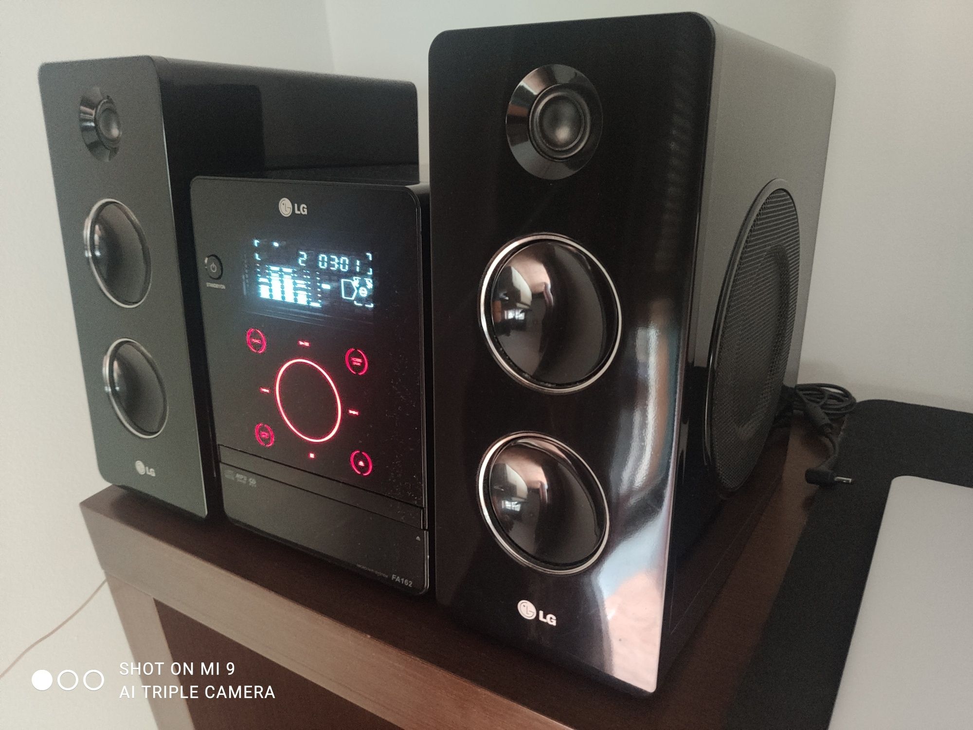 Aparelhagem de música LG