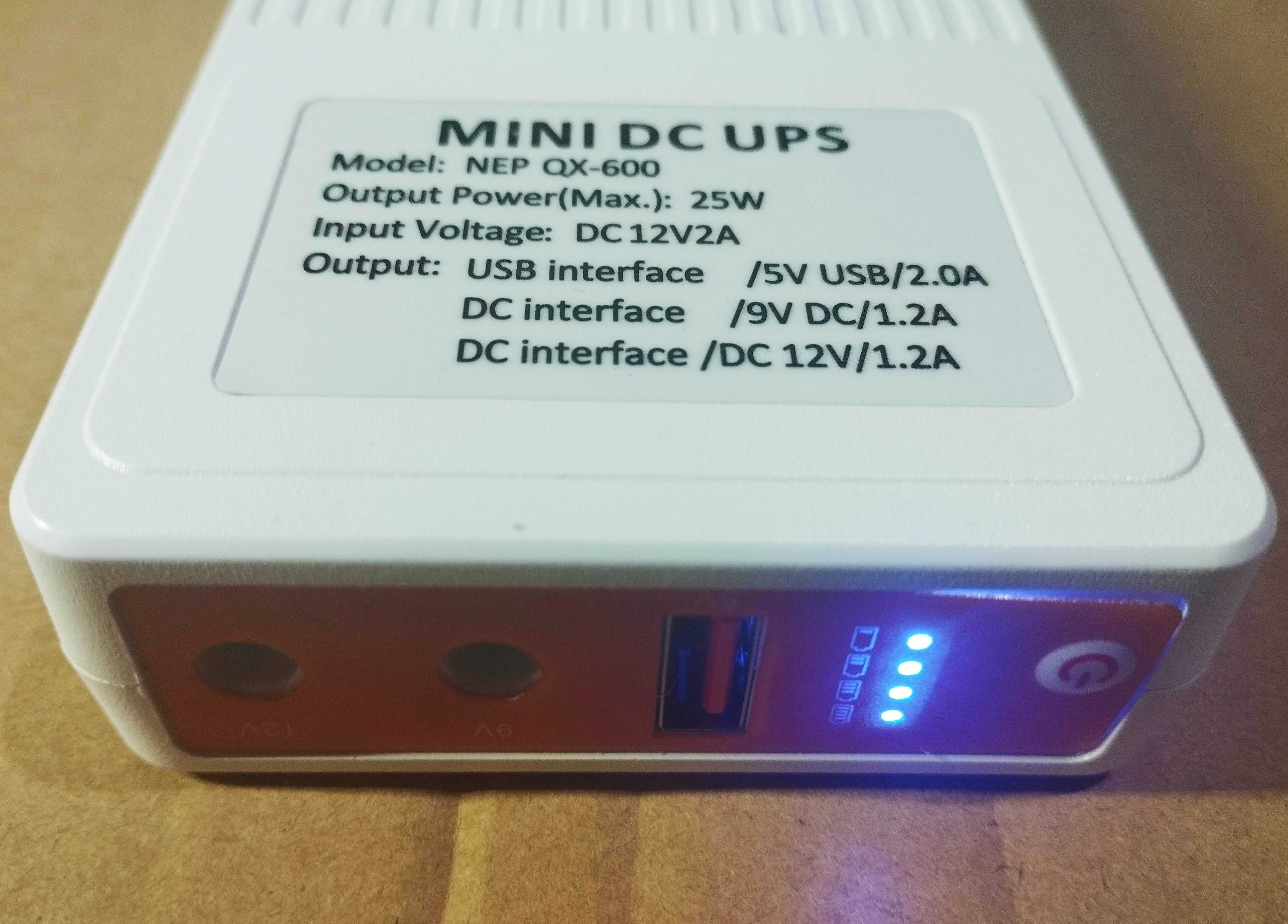 Міні-ДБЖ Mini UPS – надійне рішення для вашого роутера та гаджетів