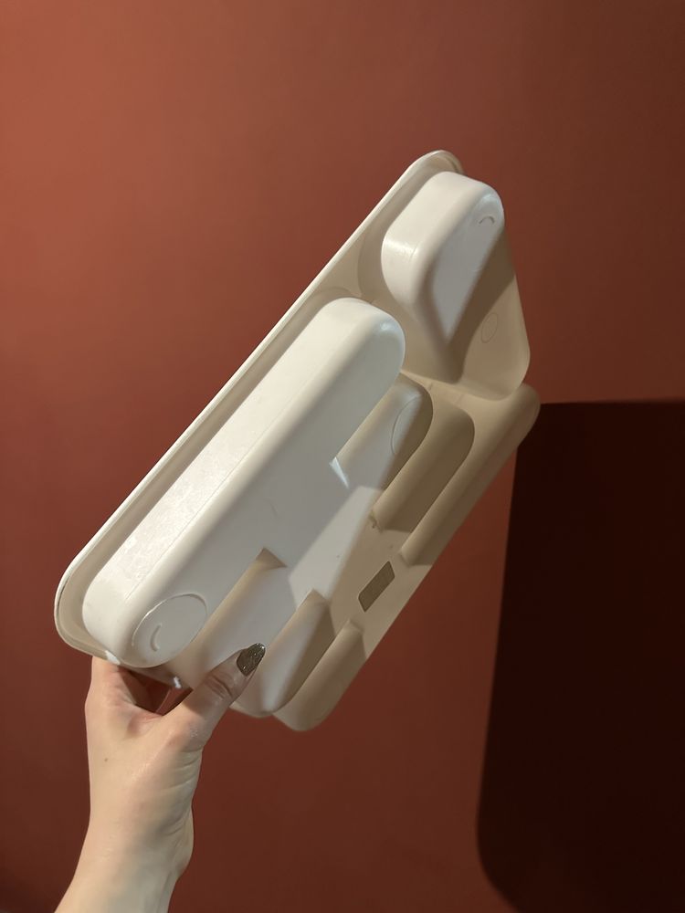 Wkład kuchenny do szuflady na sztućce biały plastikowy