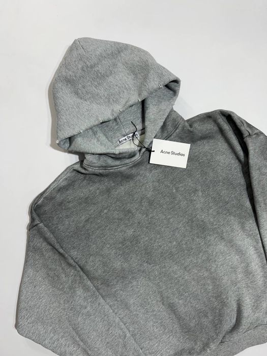 Худи Acne Studios 1996 Stockholm Logo grey Hoodie