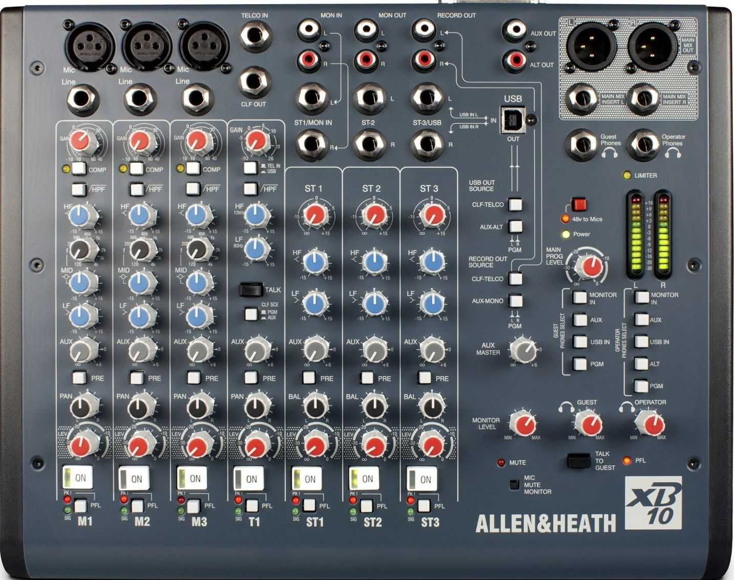 ALLEN & HEATH XB-10/X mikser emisyjny do  stacji radiowych