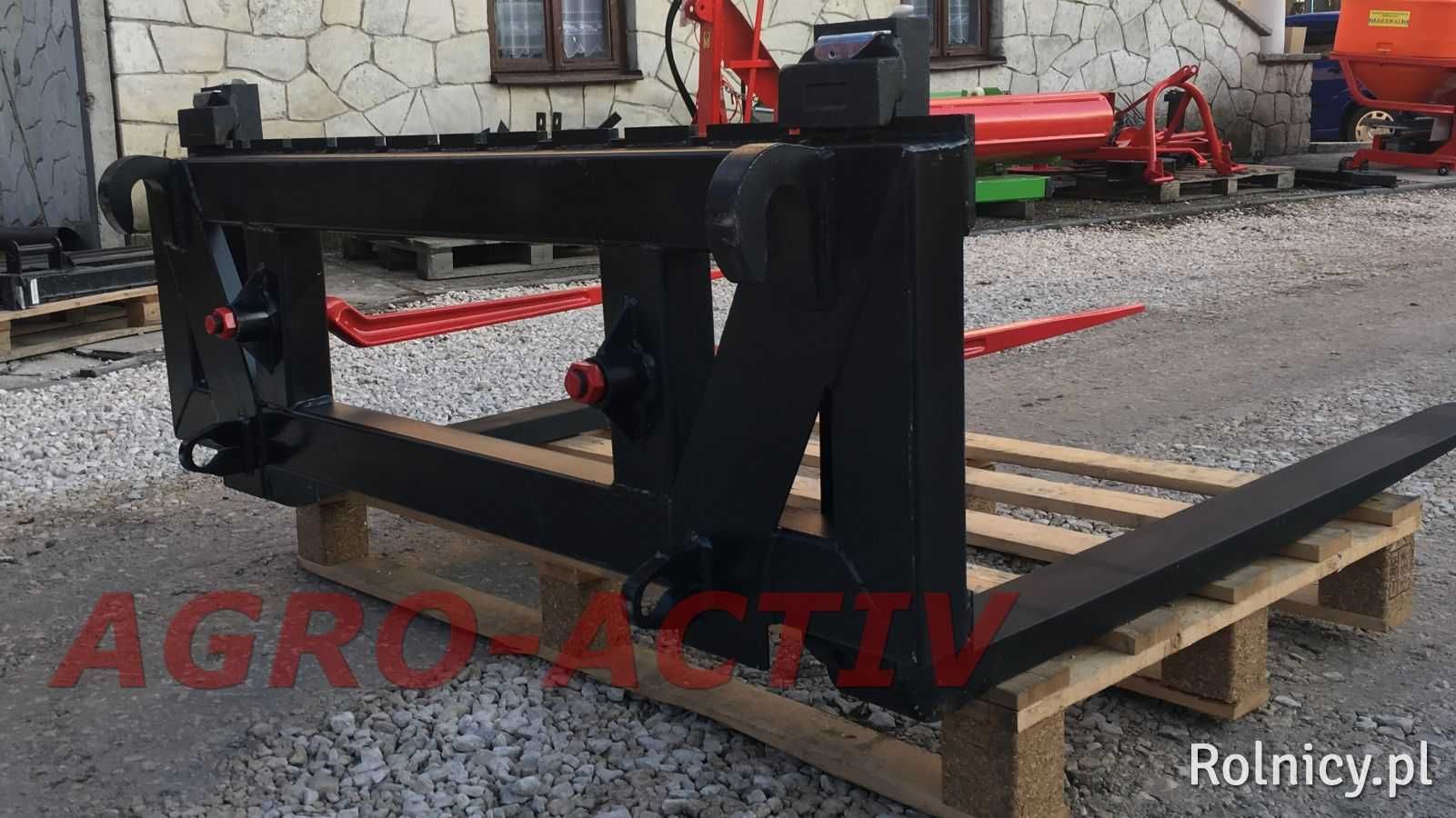 Paleciak widły do palet z kłami do balotów PEŁNY PROFIL