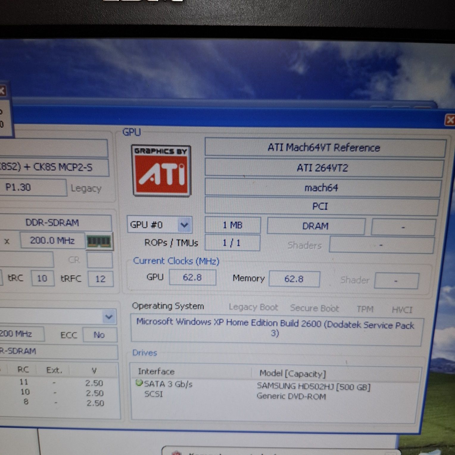 Karta graficzna ATI MACH64VT2 1mb PCI Optimus Retro