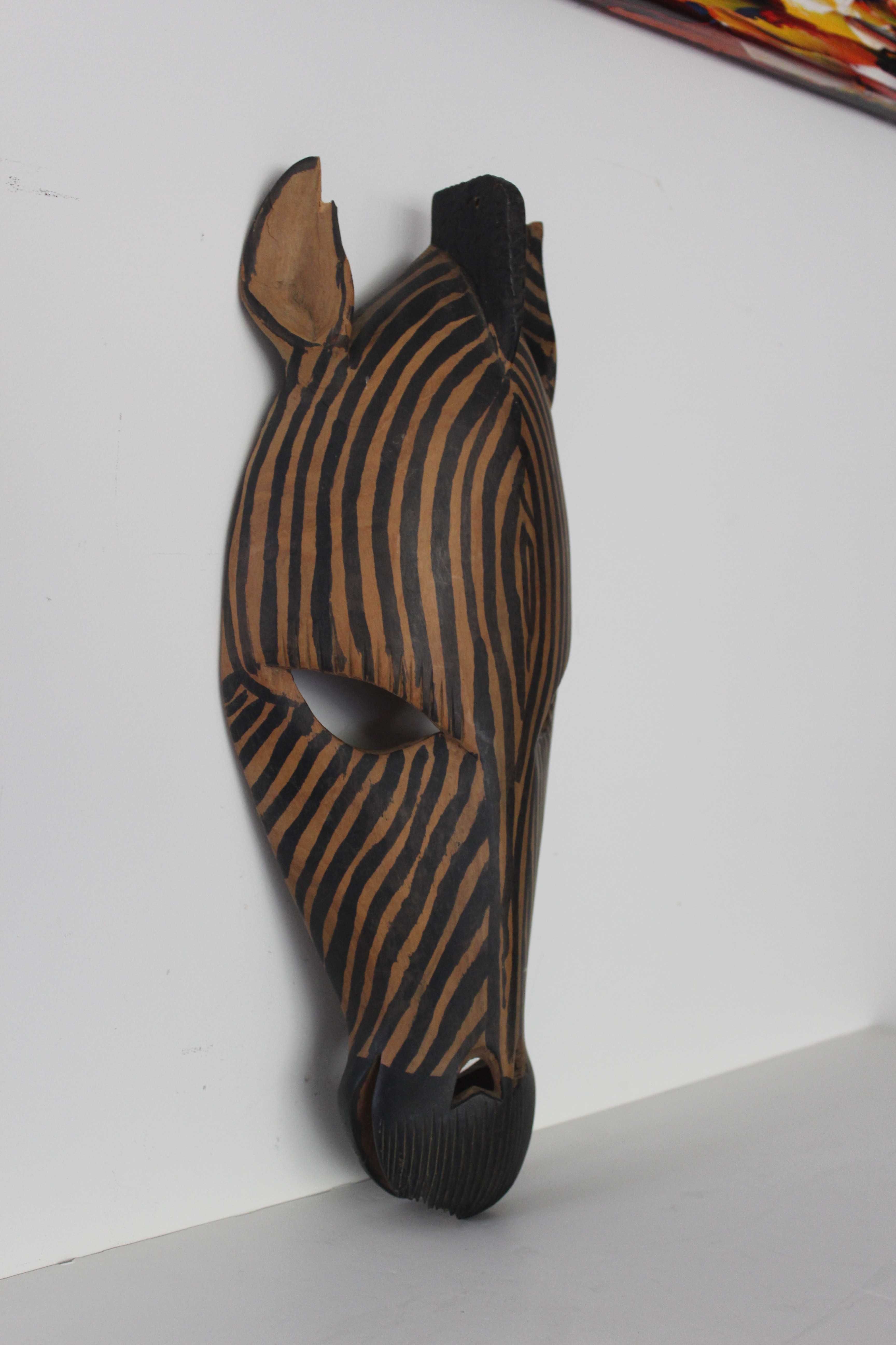 Máscara Tribal Africana - Zebra