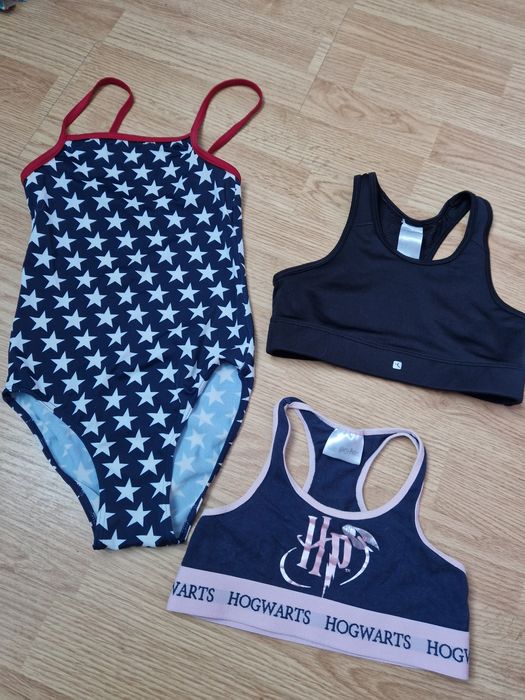 Strój kompielowy i topy 134