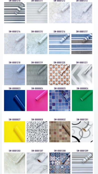 Самоклеющаяся пленка ассортииент