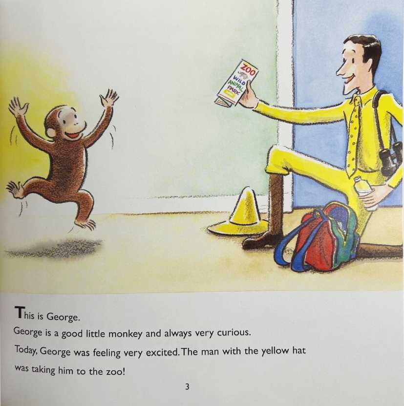 NOWA	Curious George Goes to the Zoo książka po angielsku dla dzieci