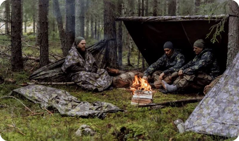 Спальний мішок, плащ палатка, Пончо, Jerven Fjellduken, Hunter