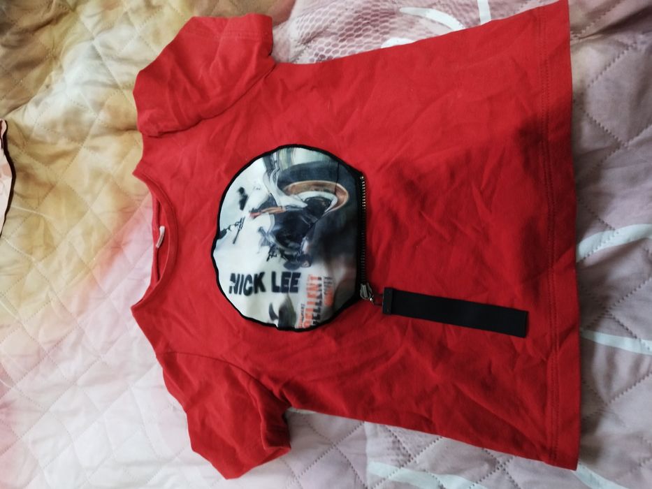 Paka 110/122 bluzek na krótki rękaw dziewczynka