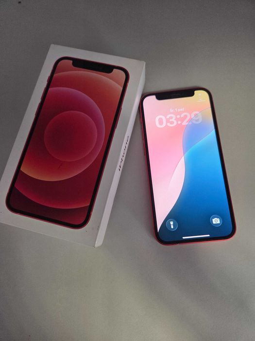 iphone 12 mini czerwony 100% kondycji baterii