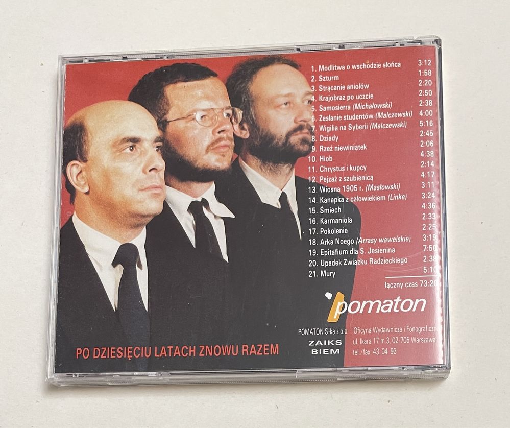 Gintrowski Kaczmarski Łapiński Mury w muzeum raju cd 1991