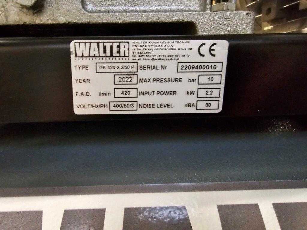 Kompresor tłokowy Walter GK 420/50 P