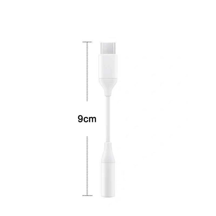 Cabo Adaptador USB Tipo C para Jack 3.5mm de Auscultadores p/ Samsung