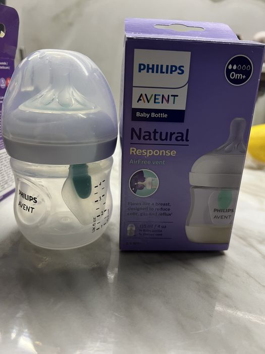 Пляшечка для годування Philips avent, соска потік 2