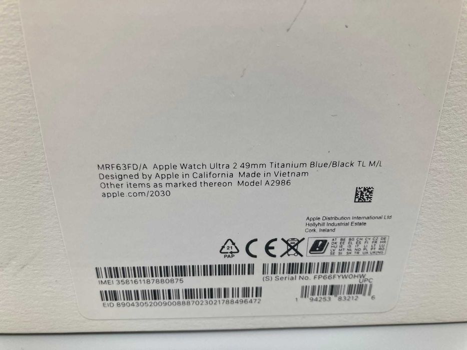 APPLE Watch ULTRA 2 49mm A2986 MRF63FD/A НОВІ 2023 рік